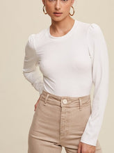 Load image into Gallery viewer, The Charlette Ribbed long sleeve Top
