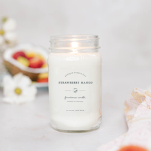 Load image into Gallery viewer, Strawberry Mango- Soy Wax Mason Jar Candle
