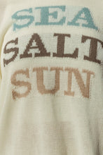 Load image into Gallery viewer, Online Exclusive Round Neck Long Sleeve Sea Salt Sun Sweater
