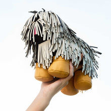Load image into Gallery viewer, Shaggy Dog White Vegan Leather Crossbody Bag
