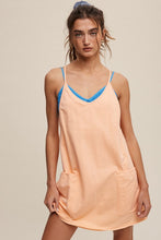 Load image into Gallery viewer, Sporty Mini Dress With Built in Romper Liner
