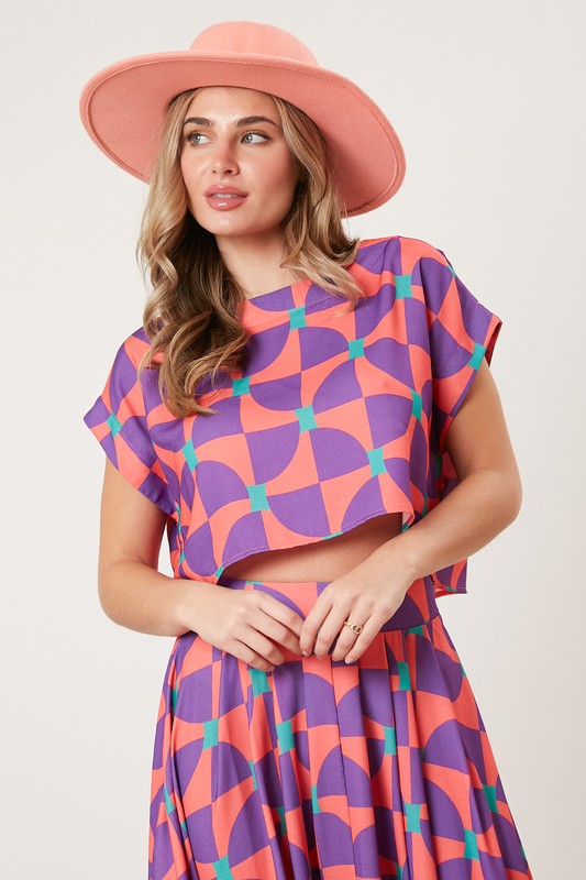 The Gianni Print Crop Top