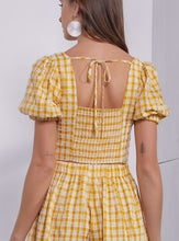 Load image into Gallery viewer, The Josey Plaid Tie Top
