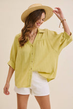 Load image into Gallery viewer, BRENDA GAUZE BUTTON-DOWN SHIRT
