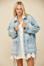 Load image into Gallery viewer, The Mia Oversized Denim Jacket
