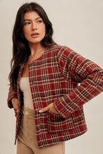 Load image into Gallery viewer, The Penny Quilted Plaid Jacket
