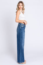 Load image into Gallery viewer, HIGH RISE COMFORT STRETCH WIDE LEG JEANS
