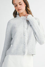 Load image into Gallery viewer, The Crystal Ruffle Cardigan
