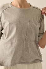Load image into Gallery viewer, Easy Fit Mineral-Wash Slub Knit Tee
