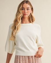 Load image into Gallery viewer, The Astrid Short Sleeve Sweater
