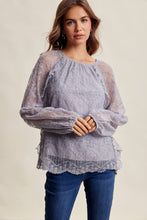 Load image into Gallery viewer, Floral Embroidered Lace Blouse
