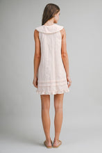 Load image into Gallery viewer, The Angie Embroidered Palm Print Mini Dress
