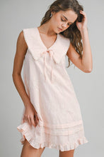 Load image into Gallery viewer, The Angie Embroidered Palm Print Mini Dress
