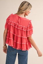 Load image into Gallery viewer, The Freya Lace Trim Top
