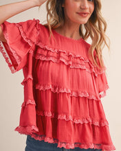 Load image into Gallery viewer, The Freya Lace Trim Top
