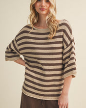 Load image into Gallery viewer, The Romy Striped Knit Top
