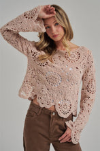 Load image into Gallery viewer, CHENILLE YARN KNITTED FALL SWEATER
