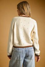 Load image into Gallery viewer, POINTELLE EFFECT KNIT CARDIGAN
