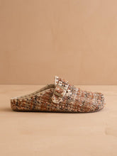 Load image into Gallery viewer, The Teri Chai Tweed Buckle Mule
