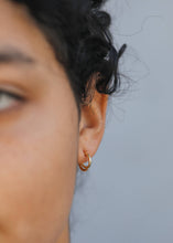 Load image into Gallery viewer, Gold Hoop - Double - Earrings
