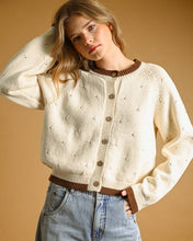Load image into Gallery viewer, POINTELLE EFFECT KNIT CARDIGAN
