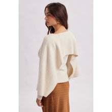 Load image into Gallery viewer, LAYERED CAPE SWEATER
