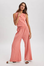 Load image into Gallery viewer, KNIT TANK AND PALAZZO PANTS SET
