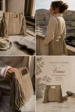 Load image into Gallery viewer, VENAS - Suede leather handbag
