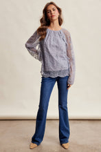 Load image into Gallery viewer, Floral Embroidered Lace Blouse
