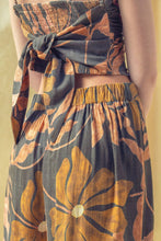 Load image into Gallery viewer, MULTI PRINT LINEN WIDE LEG PANTS
