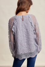 Load image into Gallery viewer, Floral Embroidered Lace Blouse
