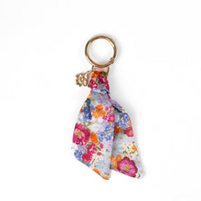 Load image into Gallery viewer, Floral Satin Keychain
