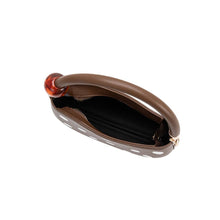 Load image into Gallery viewer, Jennie Chocolate Recycled Vegan Polka Dot Top Handle Bag
