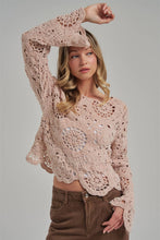 Load image into Gallery viewer, CHENILLE YARN KNITTED FALL SWEATER
