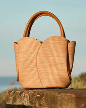 Load image into Gallery viewer, Tulip Raffia Embossed Bag

