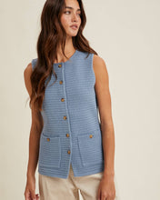 Load image into Gallery viewer, TEXTURED SWEATER VEST

