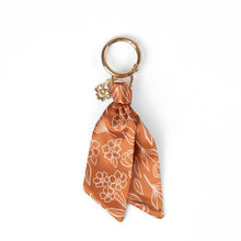 Load image into Gallery viewer, Floral Satin Keychain
