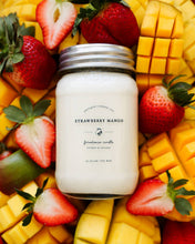 Load image into Gallery viewer, Strawberry Mango- Soy Wax Mason Jar Candle
