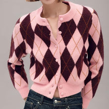 Load image into Gallery viewer, The Cassandra Argyle Cardigan
