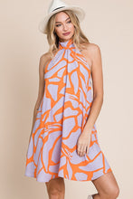 Load image into Gallery viewer, Online Exclusive Resort style halter neck short sundress
