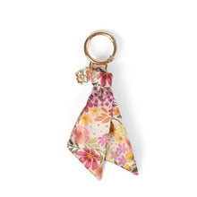 Load image into Gallery viewer, Floral Satin Keychain
