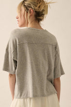 Load image into Gallery viewer, Easy Fit Mineral-Wash Slub Knit Tee
