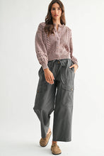 Load image into Gallery viewer, THE WILLOW  Wide-Leg Cargo Utility Trousers
