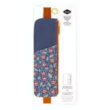 Load image into Gallery viewer, Creeping Floral Embroidered Notebook Pouch

