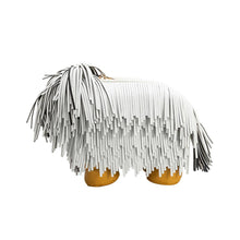 Load image into Gallery viewer, Shaggy Dog White Vegan Leather Crossbody Bag
