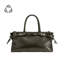 Load image into Gallery viewer, Rhonda Olive Recycled Vegan Leather Top Handle Bag
