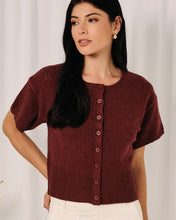 Load image into Gallery viewer, THE MERLOT CARDIGAN

