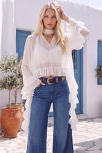 Load image into Gallery viewer, RUFFLED BOHO BLOUSE

