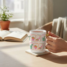 Load image into Gallery viewer, 11 oz Cozy Cute Ceramic Mug–Mahjong Tiles
