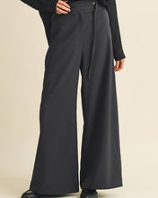Load image into Gallery viewer, Asymmetric Tie-Waist Wide-Leg Trousers
